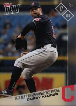 2017 Topps Now - Off Season #OS-73 Corey Kluber Front