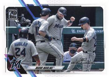 2021 Topps - 582 Montgomery #172 Miami Marlins Front