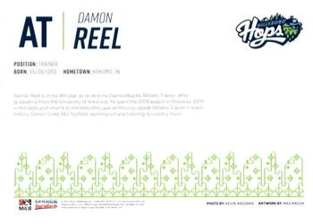 2021 Choice Hillsboro Hops #43 Damon Reel Back