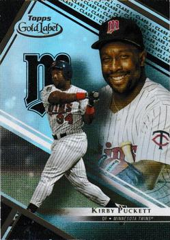 2021 Topps Gold Label - Class 1 Black #37 Kirby Puckett Front