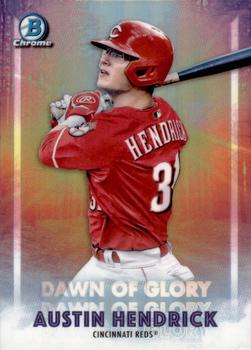 2021 Bowman Chrome - Dawn of Glory #DOG-12 Austin Hendrick Front