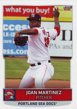 2021 Choice Portland Sea Dogs #18 Joan Martinez Front