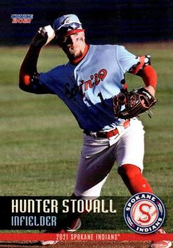 2021 Choice Spokane Indians #32 Hunter Stovall Front