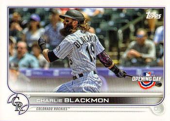 2022 Topps Opening Day #96 Charlie Blackmon Front