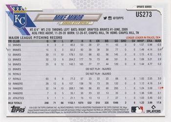 2021 Topps Update - Rainbow Foil #US273 Mike Minor Back