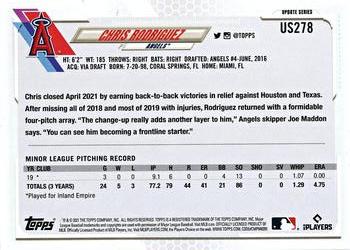 2021 Topps Update - Rainbow Foil #US278 Chris Rodriguez Back