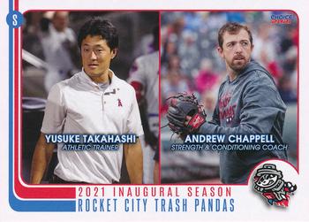 2021 Choice Rocket City Trash Pandas #04 Andrew Chappell / Yusuke Takahashi Front