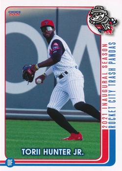 2021 Choice Rocket City Trash Pandas #28 Torii Hunter Jr. Front