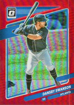 2021 Donruss Optic - Red #102 Dansby Swanson Front