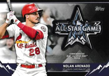 2021 Topps Update - 2021 MLB All-Star Game Commemorative Sleeve Logo Patch Black #ASGP-NA Nolan Arenado Front