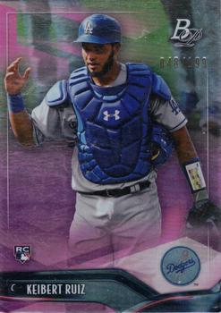 2021 Bowman Platinum - Pink #52 Keibert Ruiz Front