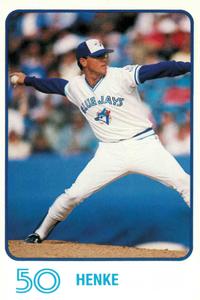 1986 Ault Foods Toronto Blue Jays #NNO Tom Henke Front