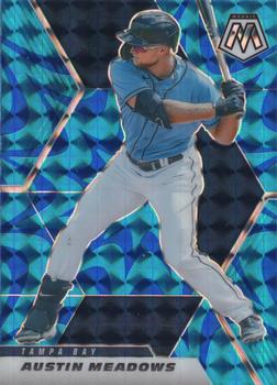 2021 Panini Mosaic - Reactive Blue #39 Austin Meadows Front