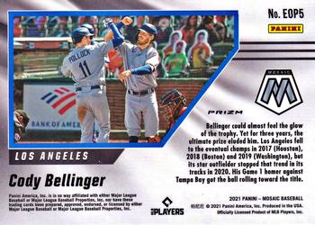 2021 Panini Mosaic - Eyes on the Prize #EOP5 Cody Bellinger Back