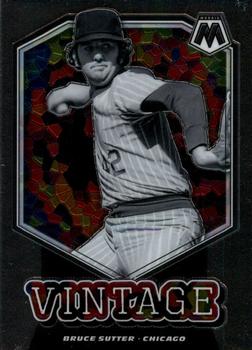 2021 Panini Mosaic - Vintage #V9 Bruce Sutter Front