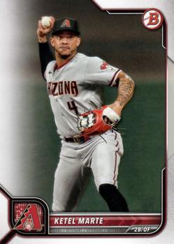 2022 Bowman #48 Ketel Marte Front