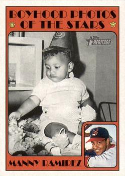 2021 Topps Heritage Minor League - 1972 Topps Boyhood Photos of the Stars #72TBPS-14 Manny Ramirez Front