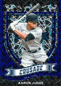 2021 Panini Chronicles - Crusade Blue Velocity #13 Aaron Judge Front