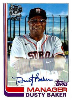 2021 Topps Archives - Fan Favorites Autographs #FFA-DBA Dusty Baker Front