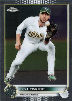 2022 Topps Chrome #140 Jed Lowrie Front