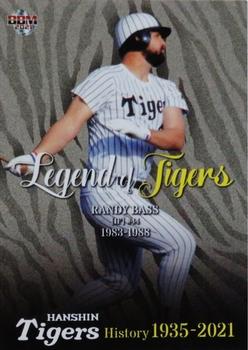 2021 BBM Hanshin Tigers History 1935-2021 - Legend of Tigers #LT06 Randy Bass Front