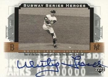 2001 Upper Deck - Hawaii Trade Conference Subway Series Heroes #KY-SS2 Whitey Ford Front