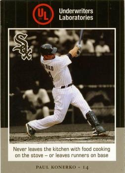 2009 Underwriter Laboratories White Sox Magnets #NNO Paul Konerko Front