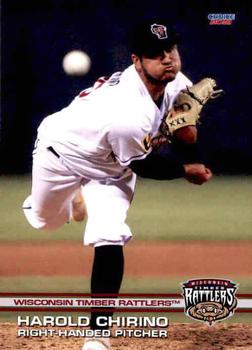 2021 Choice Wisconsin Timber Rattlers #6 Harold Chirino Front