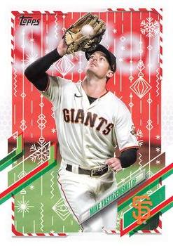 2021 Topps Holiday #HW214 Mike Yastrzemski Front