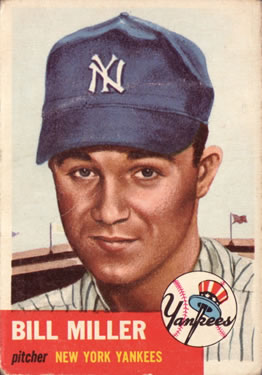 1953 Topps #100 Bill Miller Front