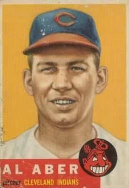 1953 Topps #233 Al Aber Front