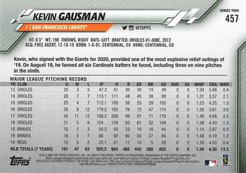 2020 Topps - Celebration of the Decades #457 Kevin Gausman Back