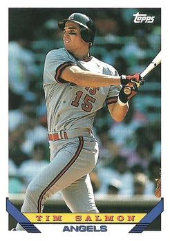 1993 Topps #20 Tim Salmon Front