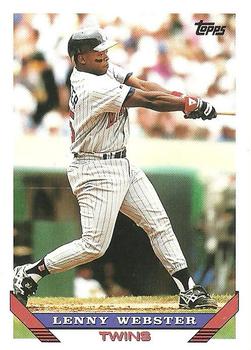 1993 Topps #37 Lenny Webster Front