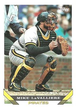 1993 Topps #54 Mike LaValliere Front