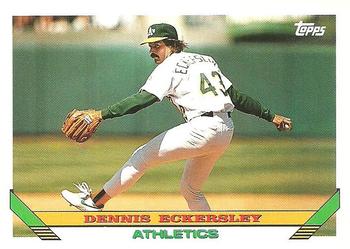 1993 Topps #155 Dennis Eckersley Front