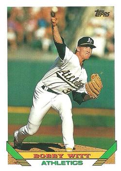 1993 Topps #398 Bobby Witt Front