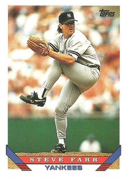 1993 Topps #717 Steve Farr Front