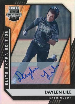 2021 Panini Elite Extra Edition - Signatures #47 Daylen Lile Front