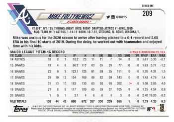 2021 Topps - Employee Edition #209 Mike Foltynewicz Back