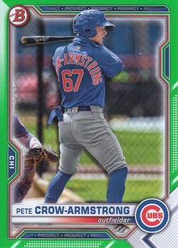 2021 Bowman Draft - Green #BD-12 Pete Crow-Armstrong Front