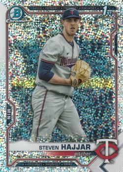 2021 Bowman Draft - Chrome Sparkle Refractor #BDC-161 Steven Hajjar Front