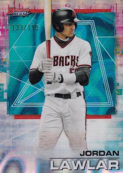 2021 Bowman's Best - Aqua Lava Refractor #39 Jordan Lawlar Front