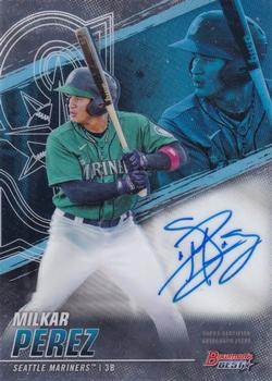 2021 Bowman's Best - Best of 2021 Autographs #B21-MP Milkar Perez Front