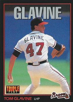 1993 Triple Play #117 Tom Glavine Front