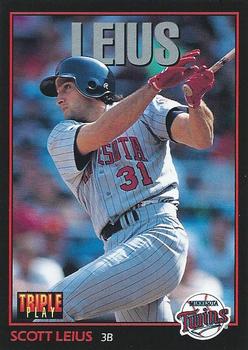 1993 Triple Play #165 Scott Leius Front