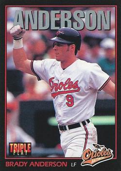 1993 Triple Play #166 Brady Anderson Front
