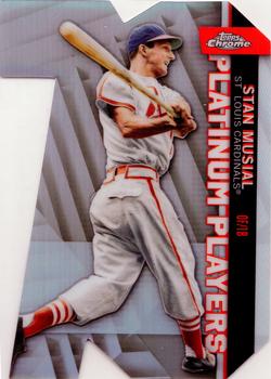 2021 Topps Chrome Update - Platinum Player Die Cut #CPDC-46 Stan Musial Front