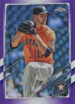 2021 Topps Chrome Update - Purple Refractor #USC21 Jake Odorizzi Front