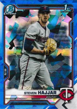 2021 Bowman Draft Sapphire Edition #BDC-161 Steven Hajjar Front